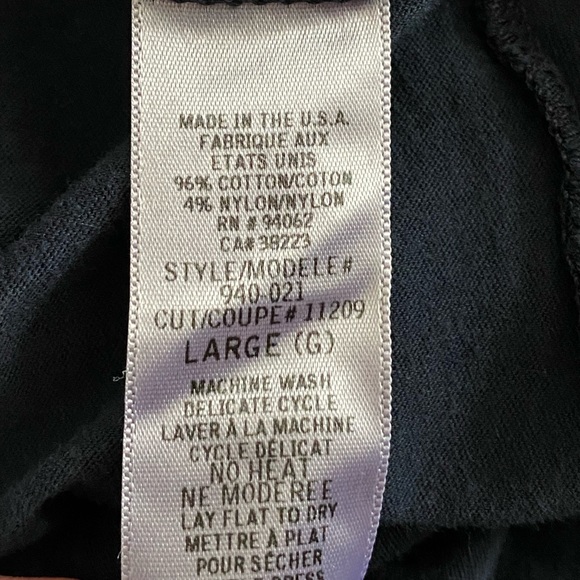 Unique Boho Crochet Cotton Language Long Sleeve Tee Top - ¾ sleeve - Size L - Picture 6 of 6